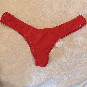 NWT Cross1946 Sexy Women's Bikini Thong Bottom with ruching on the back